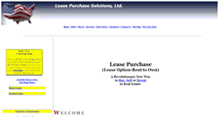 Desktop Screenshot of lease-purchase-solutions.com